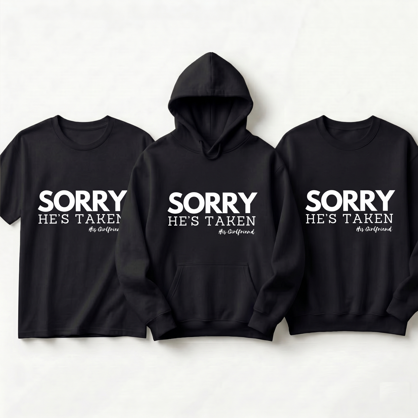 Personalized Girlfriend Hoodie, Funny Couples Sweatshirt, Gift for Boyfriend, Matching Relationship Apparel, Custom Text Anniversary Gift