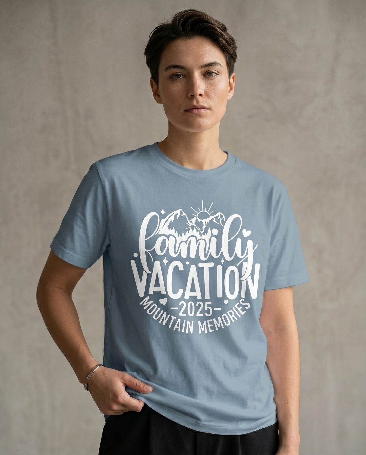 Custom Family Vacation 2025 Shirts, Personalized Mountain Memories Matching Hoodies, 2026 Family Trip Sweatshirts, Mountain Gift