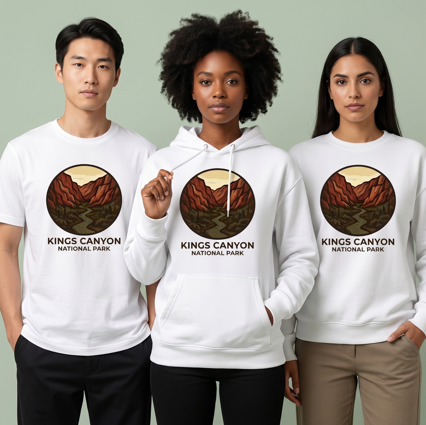 Custom Kings Canyon National Park Shirt, Vintage Mountain Hoodie, Personalized Nature Lover Sweatshirt, Retro Outdoor Adventure Apparel