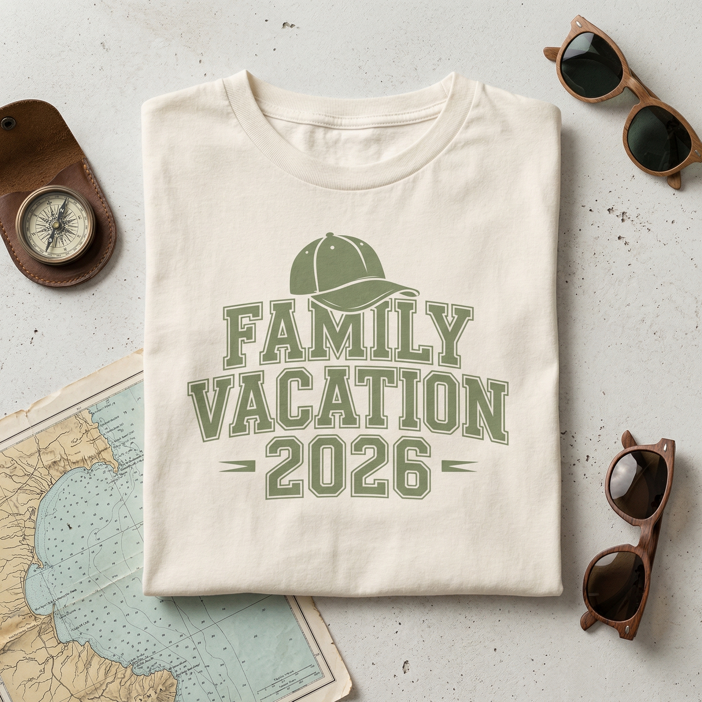 Custom Family Vacation Shirt, Sporty Collegiate Matching Family Tee, Personalized Summer Trip shirt, Matching Family Reunion Tee