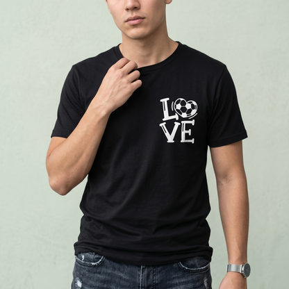 Custom Soccer Mom Gift - Football Heart Apparel - Personalized Youth Soccer Team Gift - Gameday Soccer Shirt - Cute Soccer Player Clothing