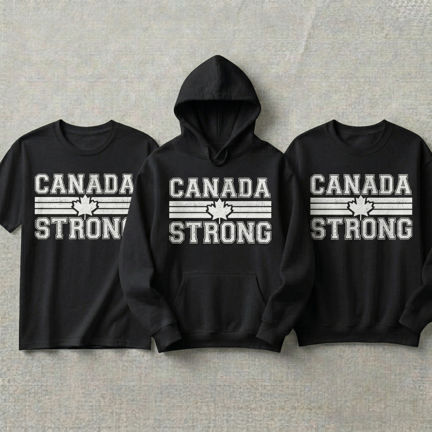 Custom Canada Strong Hoodie and Sweatshirt, Canada Strong T-shirt, Canadian Pride Apparel, Personalized Canada Gift
