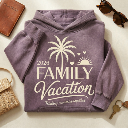 Custom Family Vacation 2026 Shirt, Personalized Making Memories Together Tee, Matching Tropical Family Trip Shirts, Summer Beach Cruise Tee