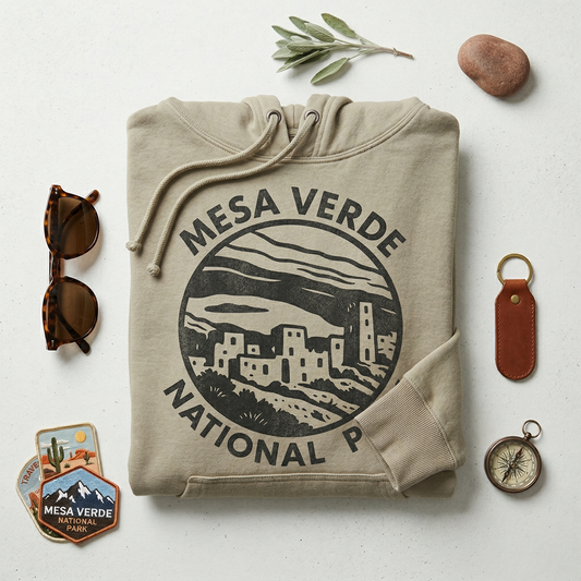 Custom Mesa Verde National Park Shirt - Vintage Colorado T-Shirt - Retro Mesa Verde Pullover - Personalized Nature Gift