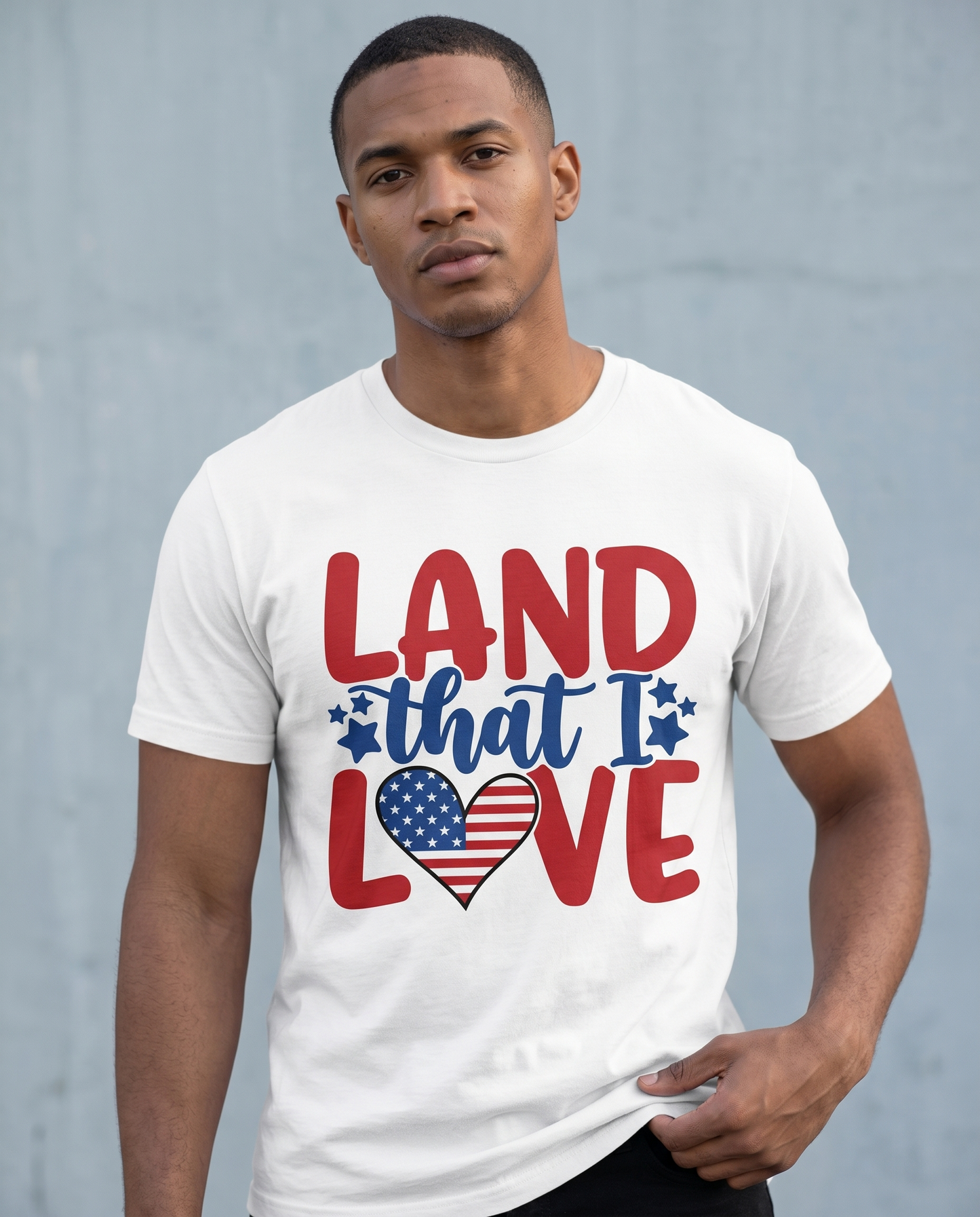 Custom Land That I Love Shirt, Patriotic 4th of July Hoodie, Independence Day Sweatshirt, USA Heart Stars Apparel