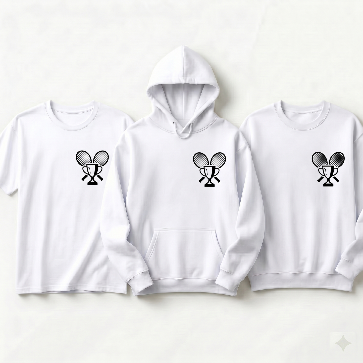 Custom Tennis Champion Hoodie, Personalized Tennis Trophy Shirt, Tennis Tournament Sweatshirt, Custom Tennis Player Gift