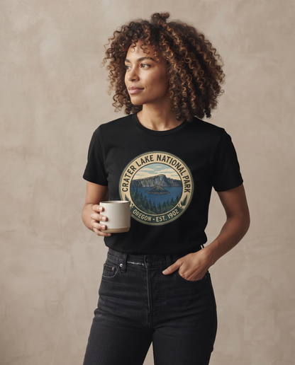 Custom Crater Lake National Park Shirt, Retro Oregon Sweatshirt, Vintage Hoodie