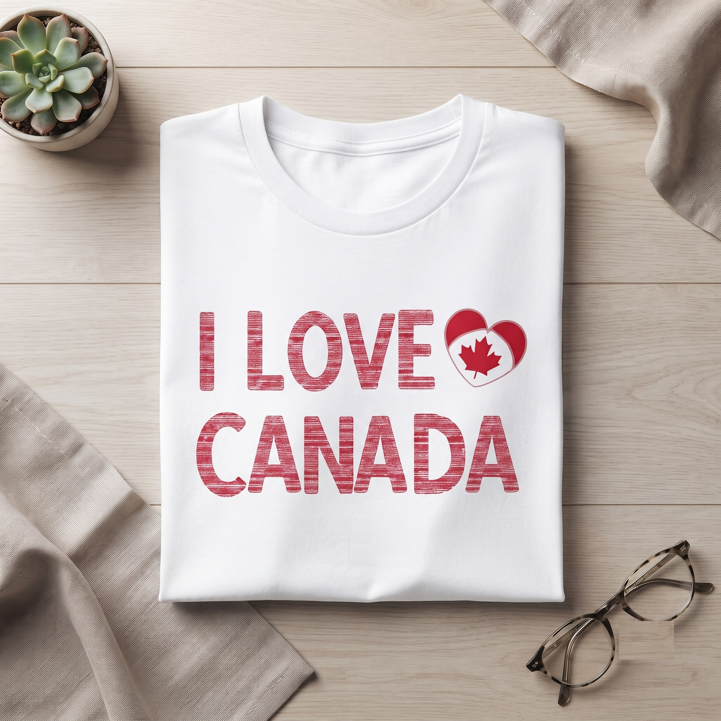 I Love Canada Shirt, Canadian Flag Heart Hoodie, Personalized Maple Leaf Sweatshirt
