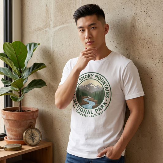 Custom Smoky Mountains National Park Retro Nature Apparel (T-Shirt, Sweatshirt, Hoodie)