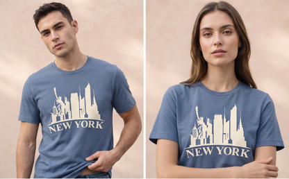 New York Skyline Shirt, NYC T-shirt, Custom New York Sweatshirt, New York Hoodie, Personalized City Skyline