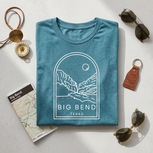 Custom Big Bend Shirt, Texas Mountain Sweatshirt, Personalized Nature Hoodie