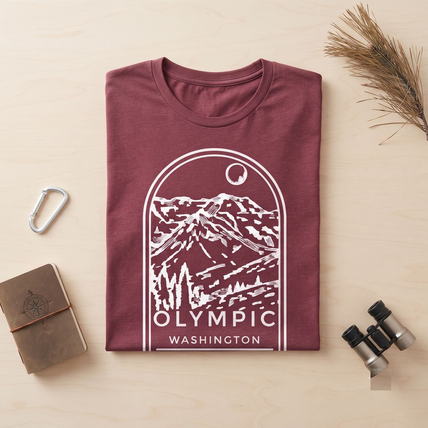 Custom Olympic National Park Shirt, Minimalist Washington Sweatshirt, Personalized Nature Hoodie