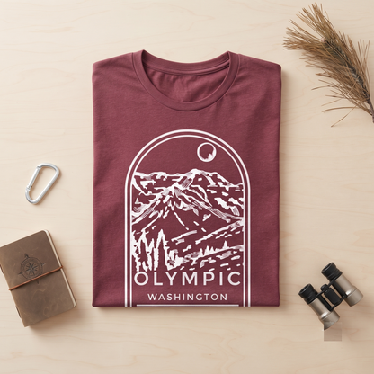 Custom Olympic National Park Shirt, Minimalist Washington Sweatshirt, Personalized Nature Hoodie