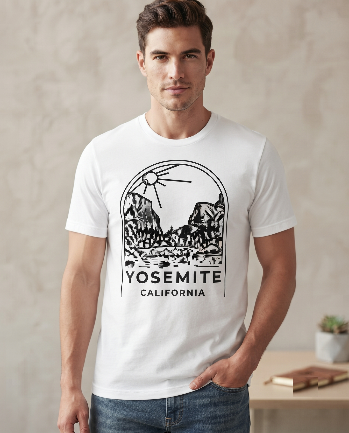 Custom Yosemite Shirt, Vintage National Park Sweatshirt, California Hoodie, Personalized Mountain Souvenir T-shirt