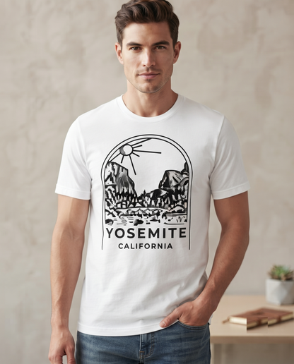 Custom Yosemite Shirt, Vintage National Park Sweatshirt, California Hoodie, Personalized Mountain Souvenir T-shirt