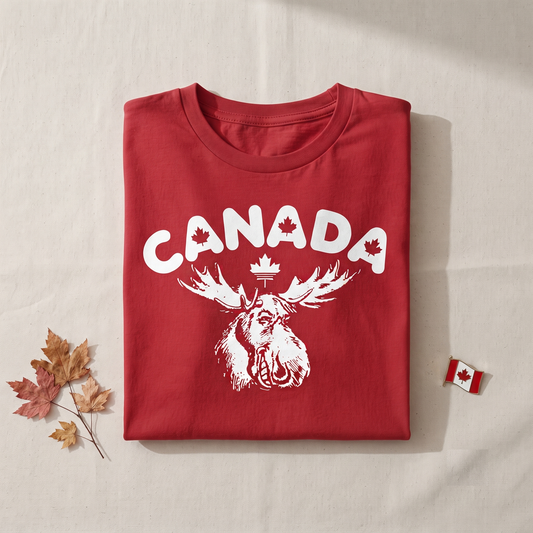 Canada Moose Shirt, Retro Canada Sweatshirt, Vintage Canadian Moose Hoodie, Personalized Canada Souvenir Gift