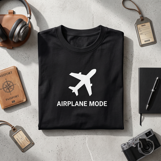 Airplane Mode Shirt, Funny Travel T-shirt, Custom Airplane Sweatshirt, Vacation Hoodie, Personalized Wanderlust Tee