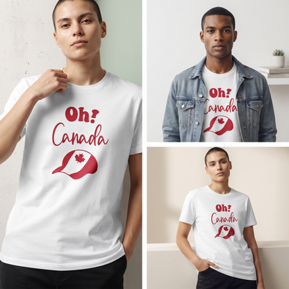 Custom Oh Canada Retro Baseball Cap Hoodie, Canadian Pride Sweatshirt, T-Shirt